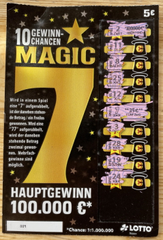 Magic7  Gewinn 25€