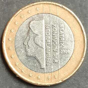 1-Euro-Niederlande-2000 (meinWert ca. 2€)