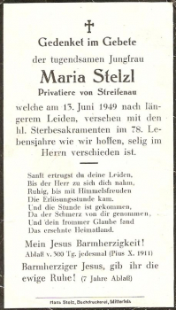 STB-Konzell-Streifenau-Stelzl-Maria-1949