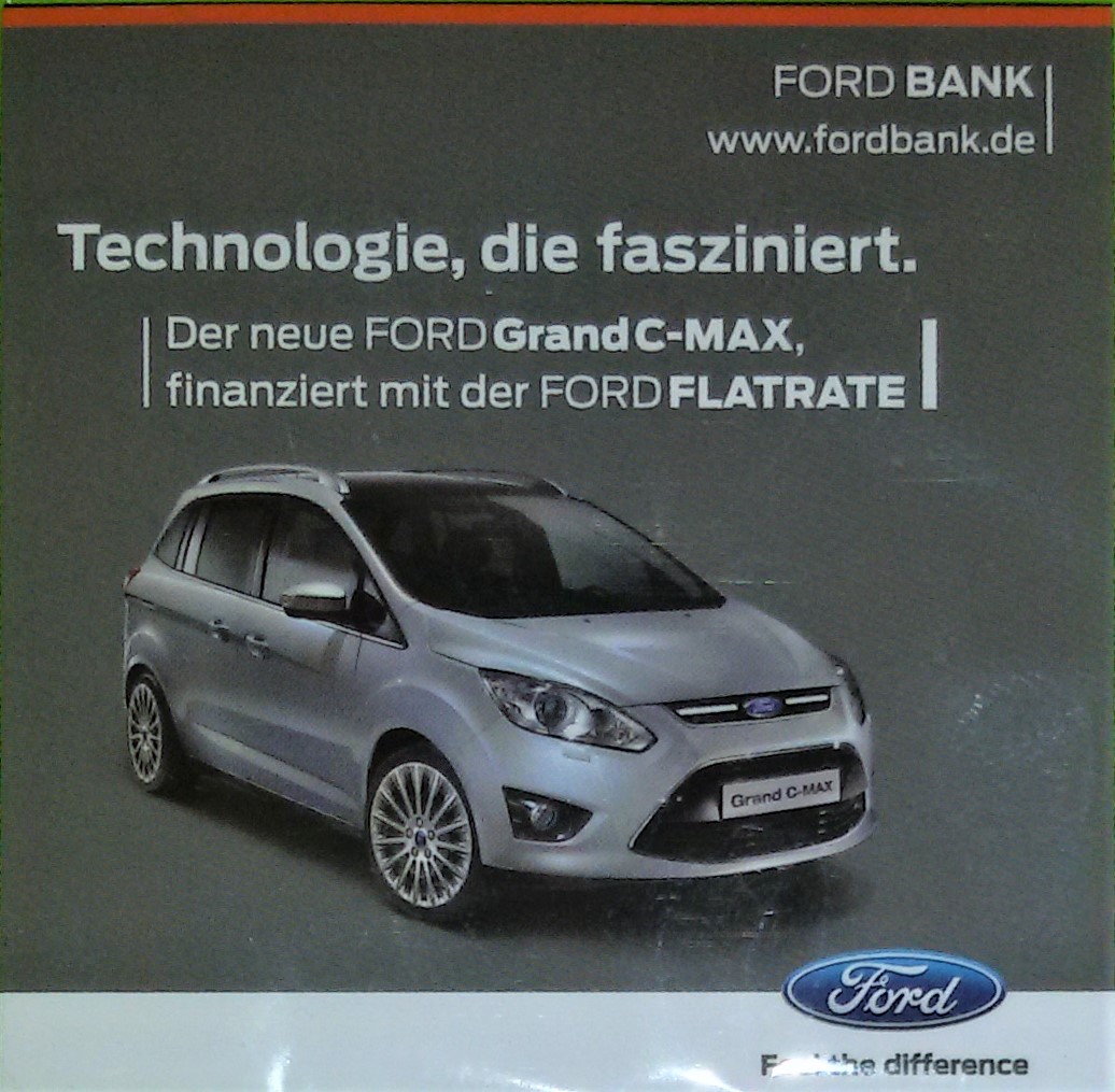 Sammelmessie Magnet Ford Bank Grand C Max