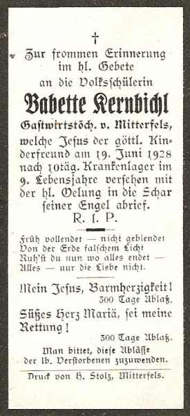 STB-Mitterfels-Ort-Kernbichl-Babette-1928